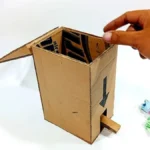 Cardboard garbage boxes